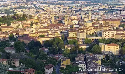 Panoramic views of the Bergamo