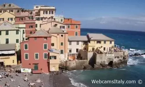 Boccadasse Beach in Genoa