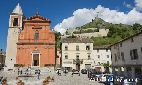 Piazza Vittorio Emanuele II of Pennabilli